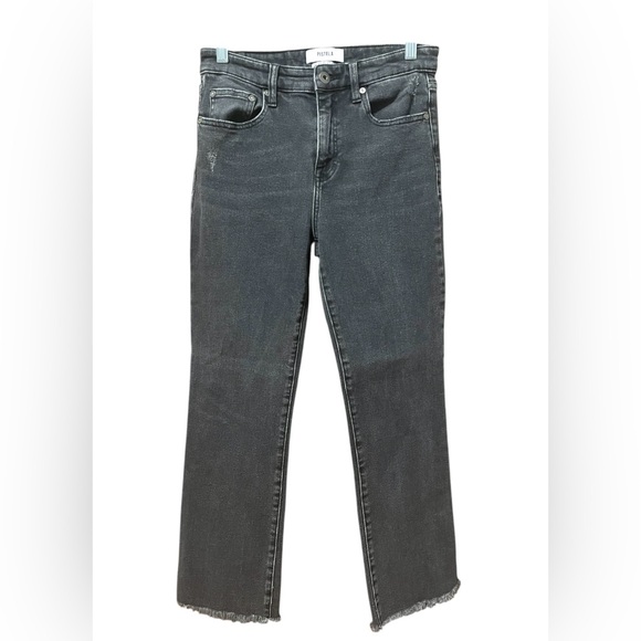 Pistola High Rise Straight Leg Jeans in Washed Black - Size 27 - Picture 2 of 9